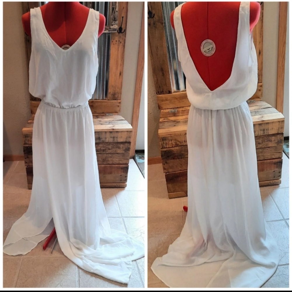 Show Me Your Mumu white maxi dress L Kendall